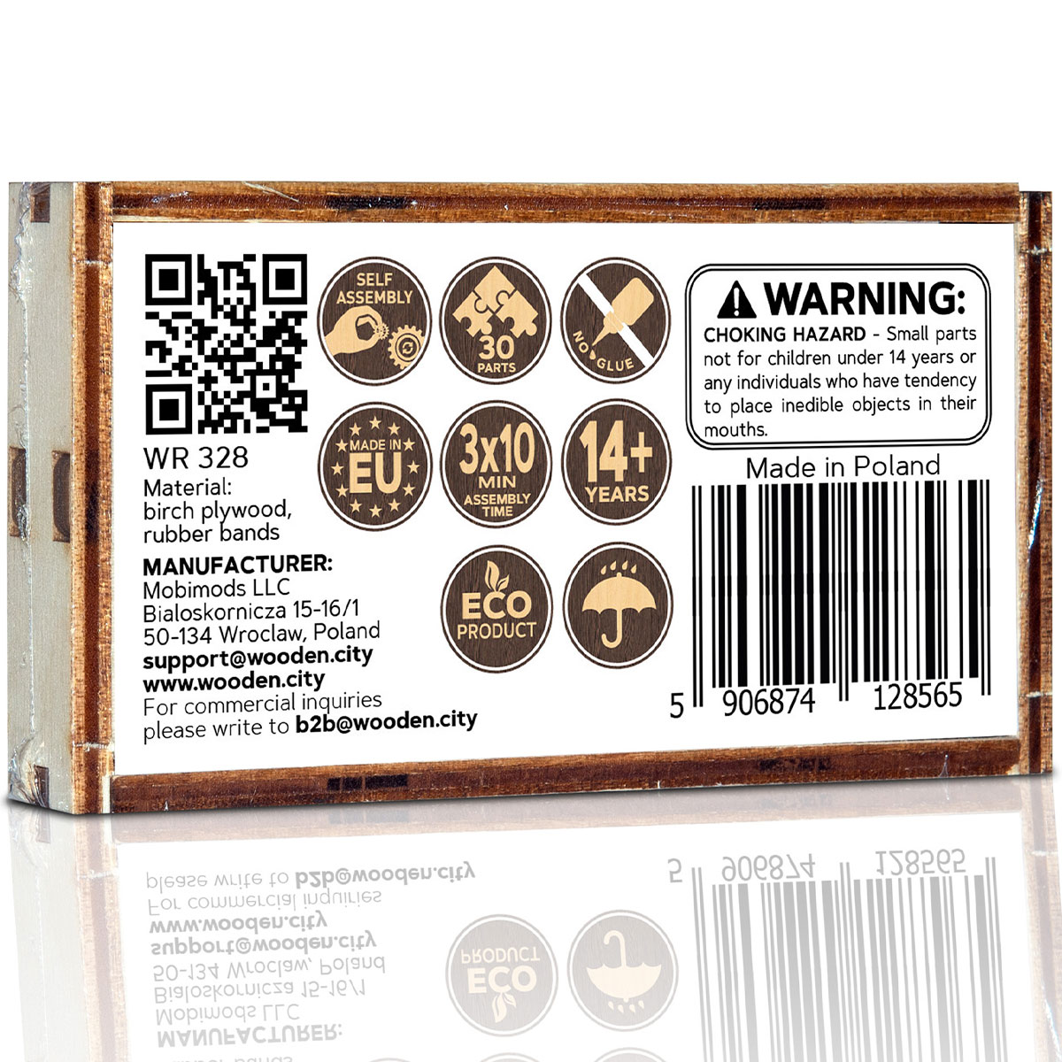 Puzzles en bois 3D Porte-clés Action – Image 3