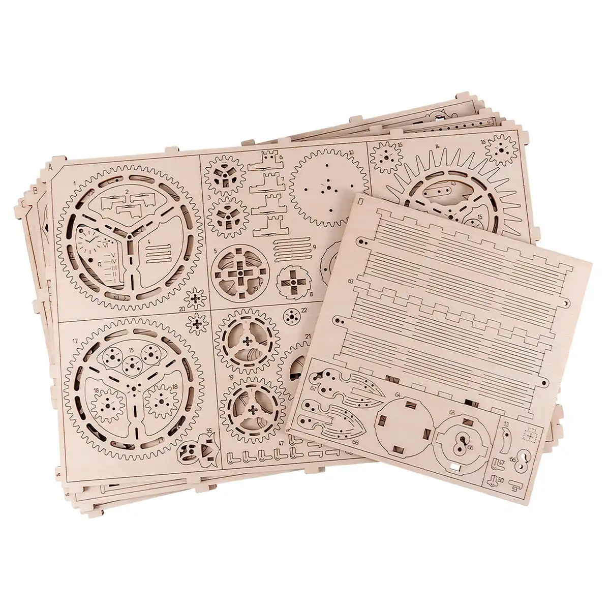 3D Wooden Clock Puzzle – Royal Clock – Image 9