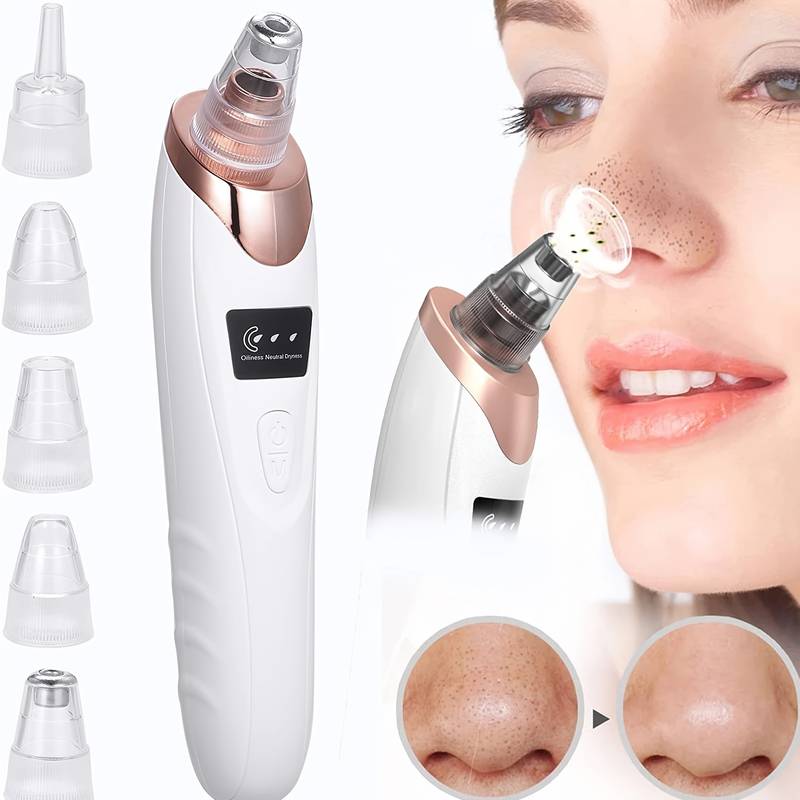 Aspirateur de points noirs, nettoyeur de pores pour visage, élimination des impuretés, appareil facial anti-acné, soin peau en profondeur – Image 5