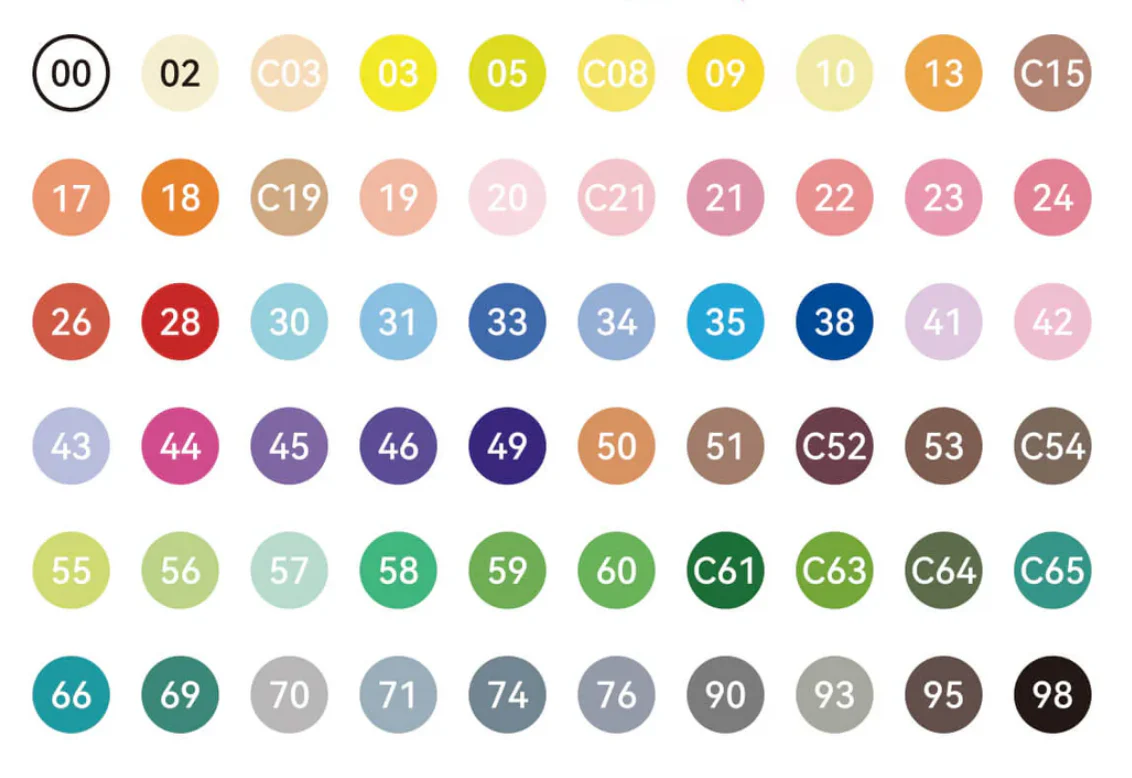 60 feutres acryliques Arrtx – Image 5