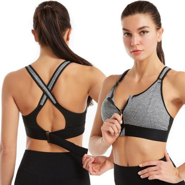 Brassière sport pour femme avec maintien extrême pour forte poitrine – Soutien-gorge confortable et ajusté pour activité physique intense