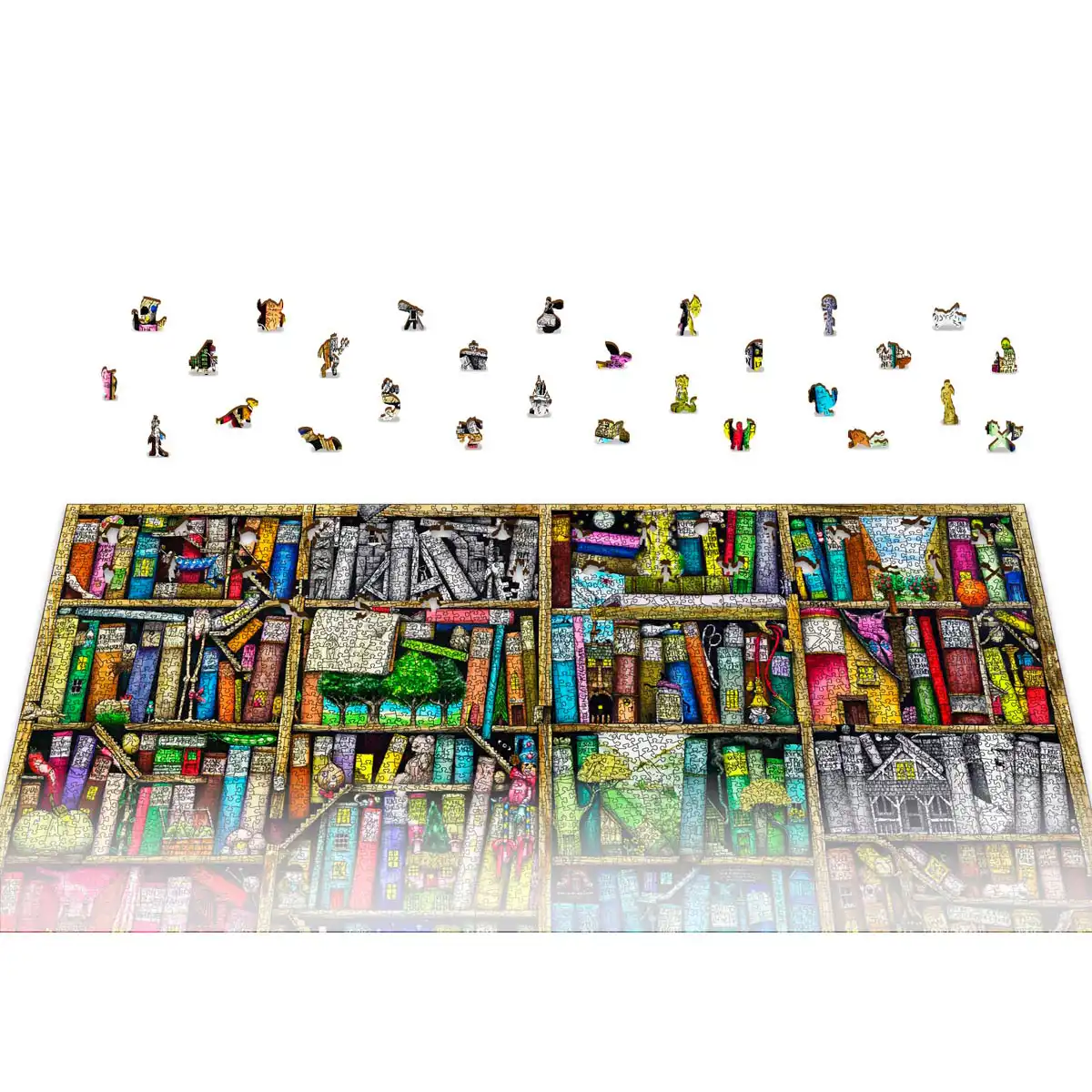 Bibliothèque Puzzle en Bois 4000 Pièces – Image 8
