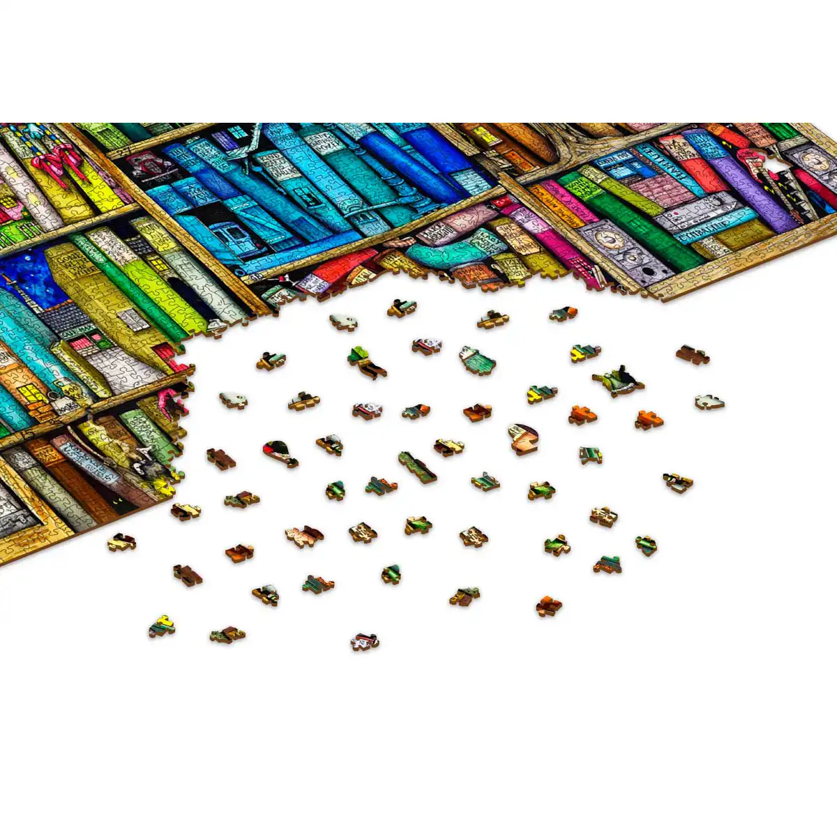 Bibliothèque Puzzle en Bois 4000 Pièces – Image 9