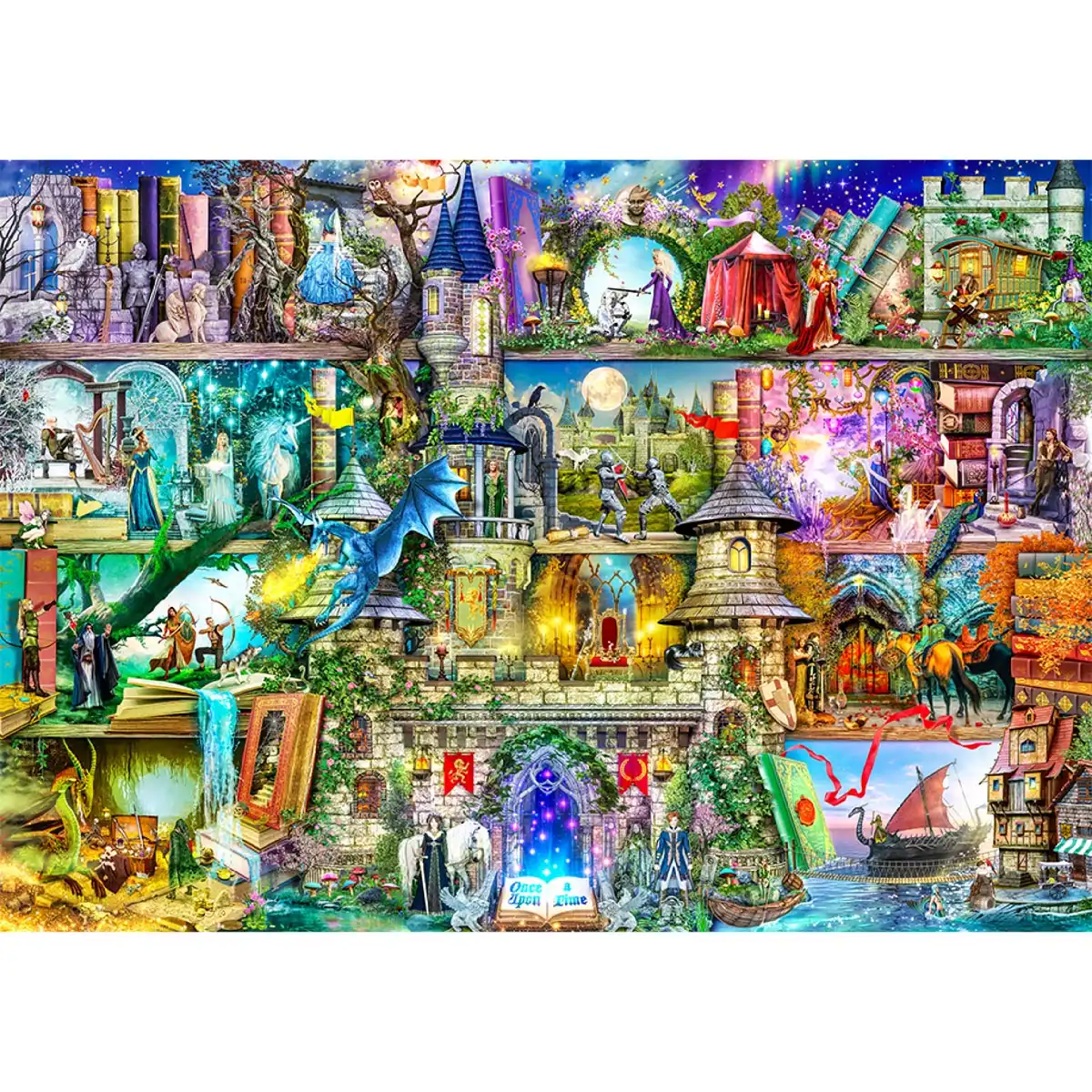 Il était une fois un conte de fées Puzzle en Bois 2000 Pièces