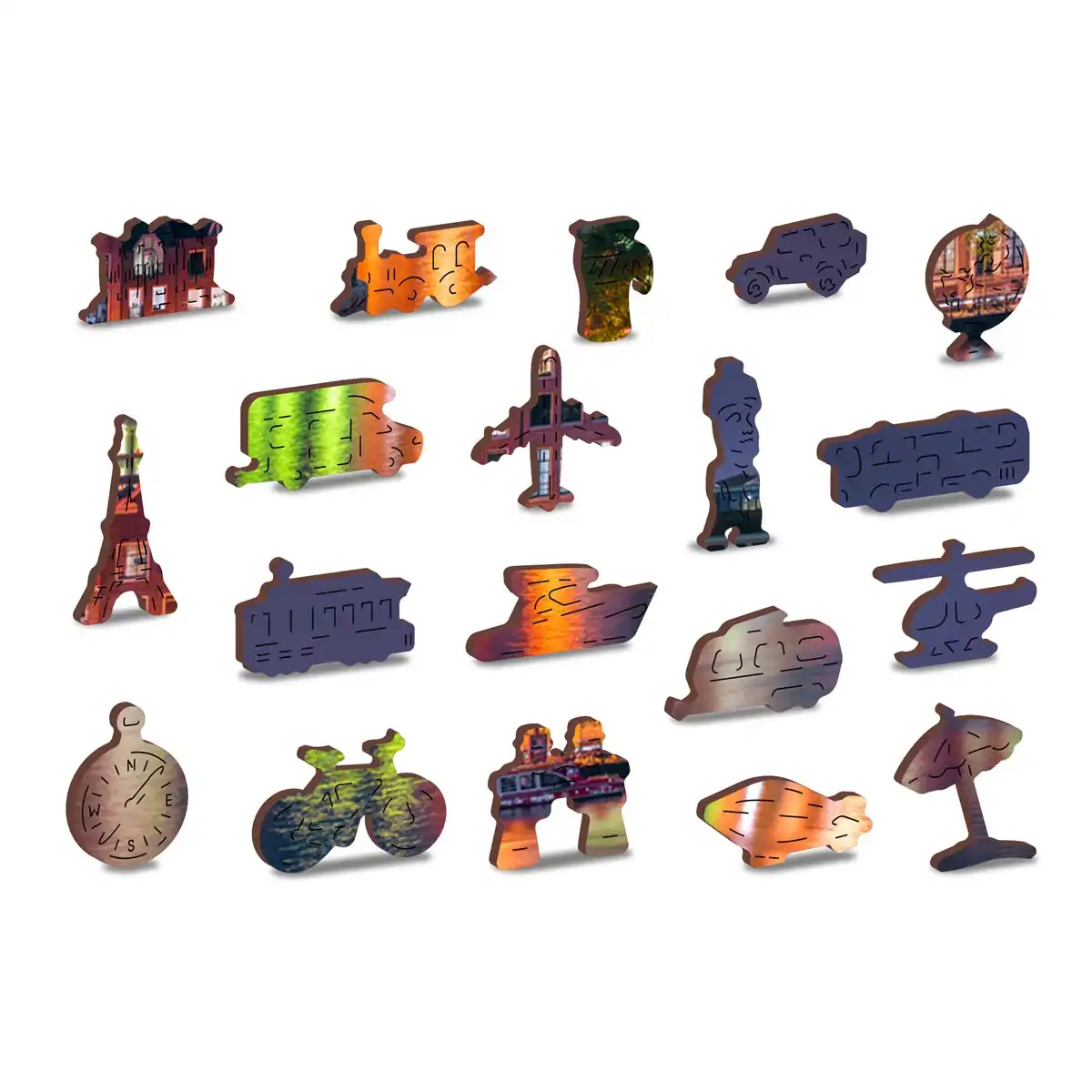 Amsterdam la Nuit, Puzzle en Bois 500 Pièces – Image 5