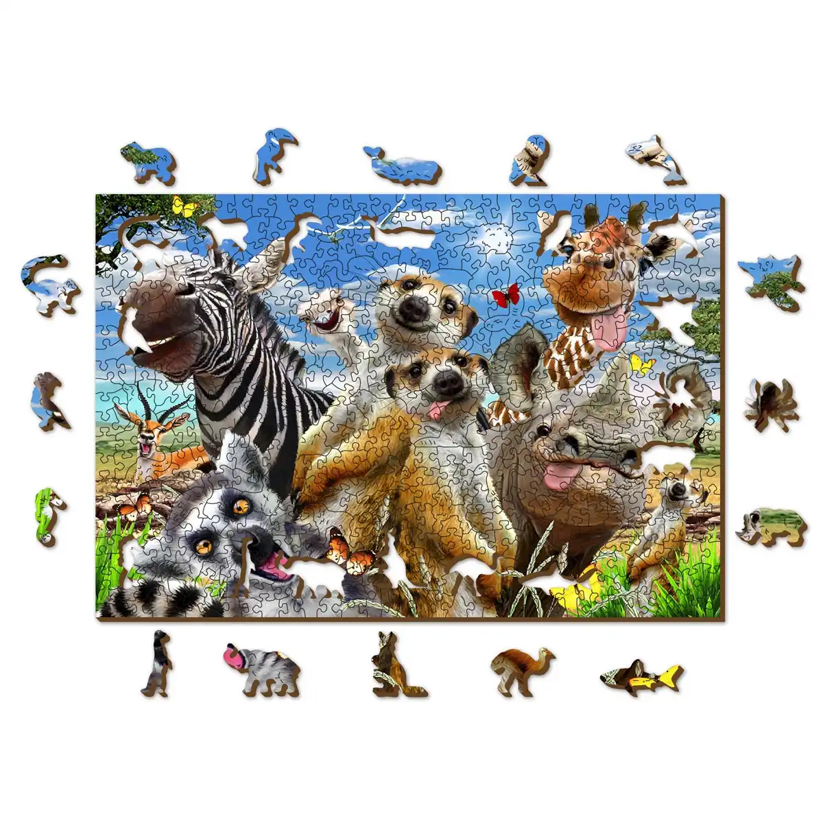 Bienvenue en Afrique, Puzzle en Bois 500 Pièces – Image 2