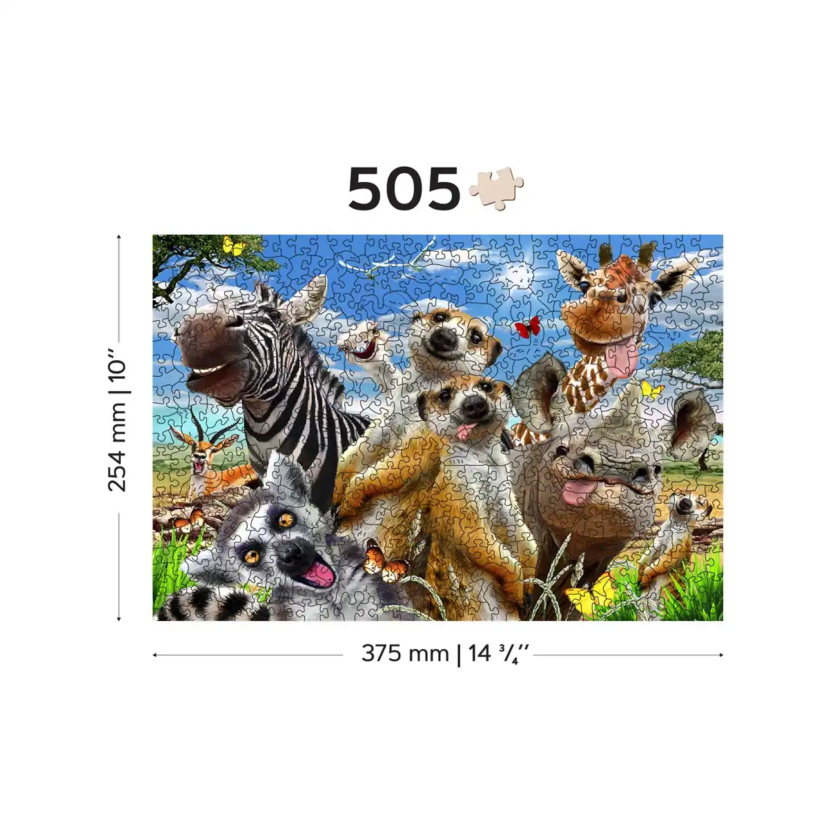 Bienvenue en Afrique, Puzzle en Bois 500 Pièces – Image 6