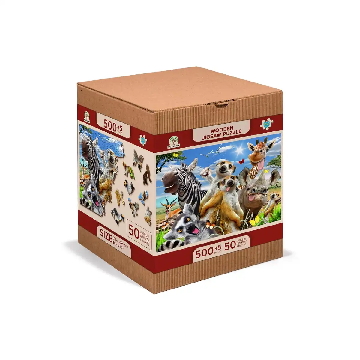 Bienvenue en Afrique, Puzzle en Bois 500 Pièces – Image 3