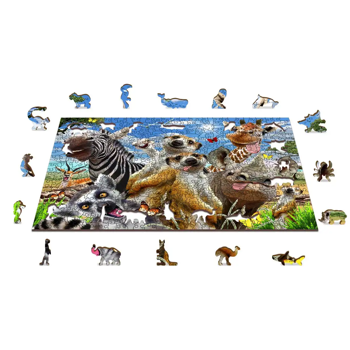 Bienvenue en Afrique, Puzzle en Bois 500 Pièces – Image 8