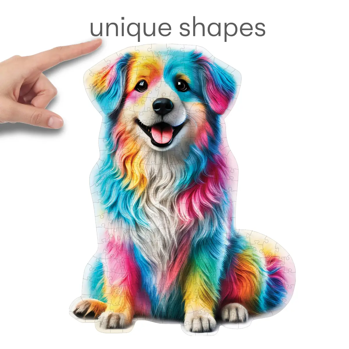 Ami Arc-en-ciel 250 Puzzle bois forme animaux – Image 3