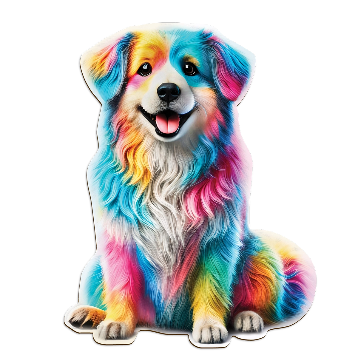 Ami Arc-en-ciel 250 Puzzle bois forme animaux