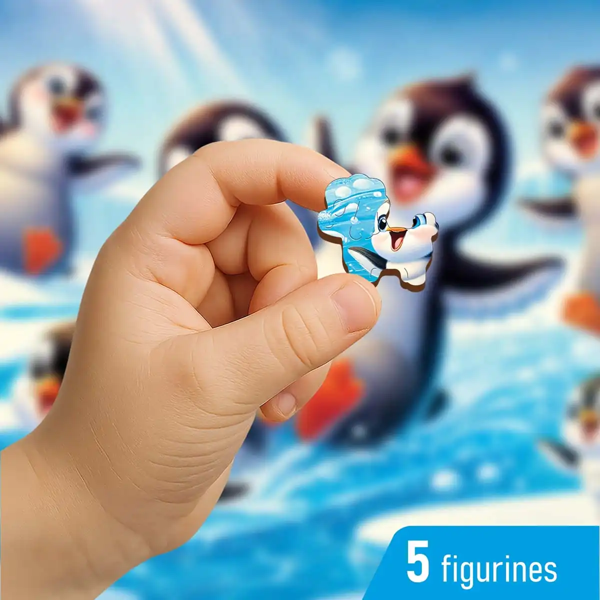 Wooden Puzzle 40 Happy Penguins – Image 4